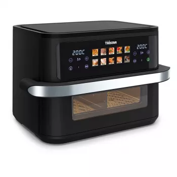 Karšto oro gruzdintuvė Tristar FR-9078 Double 10 L, 2800 W, jutiklinis valdymas, LCD, juoda / nerūdijantis plienas