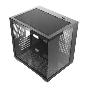 Kompiuterio korpusas DarkFlash B275 (juodas) ATX/mATX bokšto korpusas