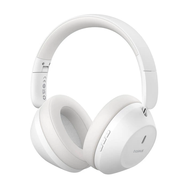 Baseus Bass 30 Max belaidės ausinės Bluetooth 5.3 ant ausies ausinės su žemų dažnių stiprinimu 40 mm diafragma itin mažo delsimo ausinės 50H