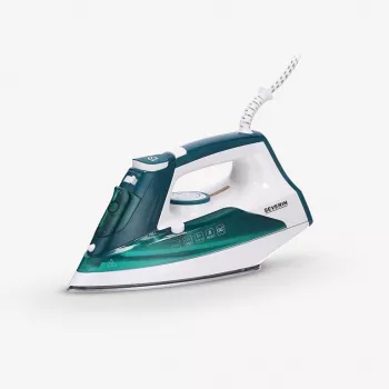 Severin BA 3261 lygintuvas Garinis lygintuvas Keraminis padas 2400 W Balta, Žalia