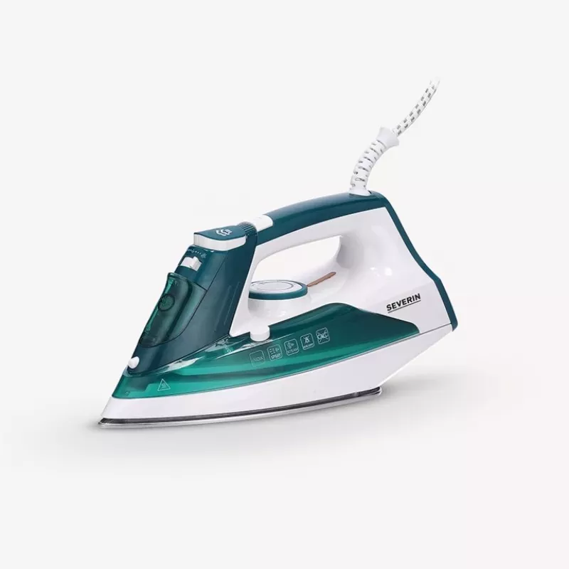 Severin BA 3261 lygintuvas Garinis lygintuvas Keraminis padas 2400 W Balta, Žalia