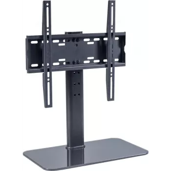 Multimedijos stovas ShiverPeaks BS89792, juodas, stiklas, plienas