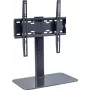 Multimedijos stovas ShiverPeaks BS89792, juodas, stiklas, plienas