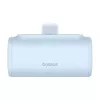Nešiojamoji įkroviklio „Baseus Compact IP“ 5000 mAh 20 W (mėlynas)