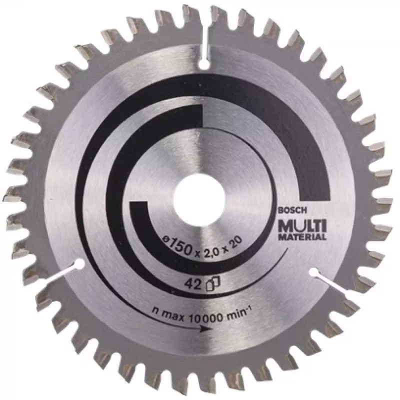 Bosch Universalus diskinis pjūklo diskas, Universalus, 19 cm, 3 cm, 1,8 mm, 2,4 mm, HLTCG (High-Low Triple Chip Grind)
