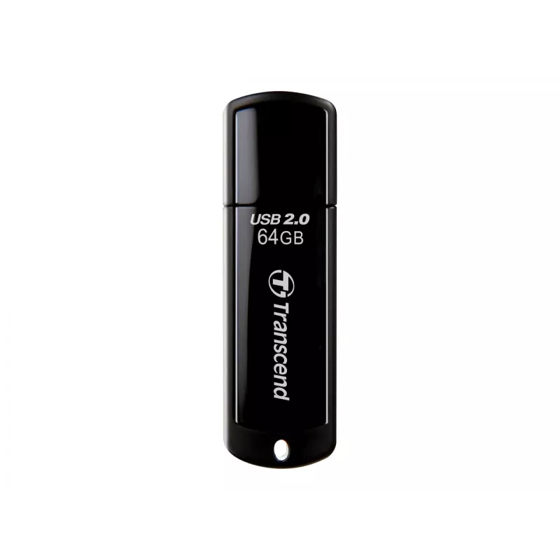 USB atmintinė Transcend JetFlash 350 64GB, USB 2.0, juoda