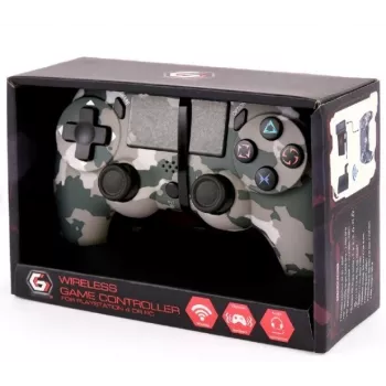 Žaidimų valdiklis GEMBIRD JPD-PS4BT-01-CM — belaidis valdiklis, skirtas PlayStation suderinamiems įrenginiams