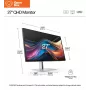 HP 727pq Series 7 Pro QHD monitorius - 27 2560x1440 QHD 400-nit 120Hz AG, IPS Juoda HDR 400, USB-C(15W)/HDMI/DisplayPort Daisy-Chain, 3x USB-A, aukščio reguliavimas/pakreipimas/pasukimas/pasukimas 90° kampu, 3