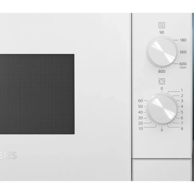 Siemens iQ300 FF020LMW0 mikrobangų krosnelė balta Solo mikrobangų krosnelė Pastatoma 20 L 800 W