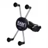 RAM Mounts X-Grip didelis telefono laikiklis su motociklo šakės stiebo baze