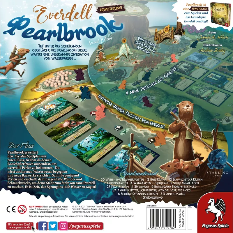 Everdell: Pearlbrook 2. leidimas, stalo žaidimo plėtinys