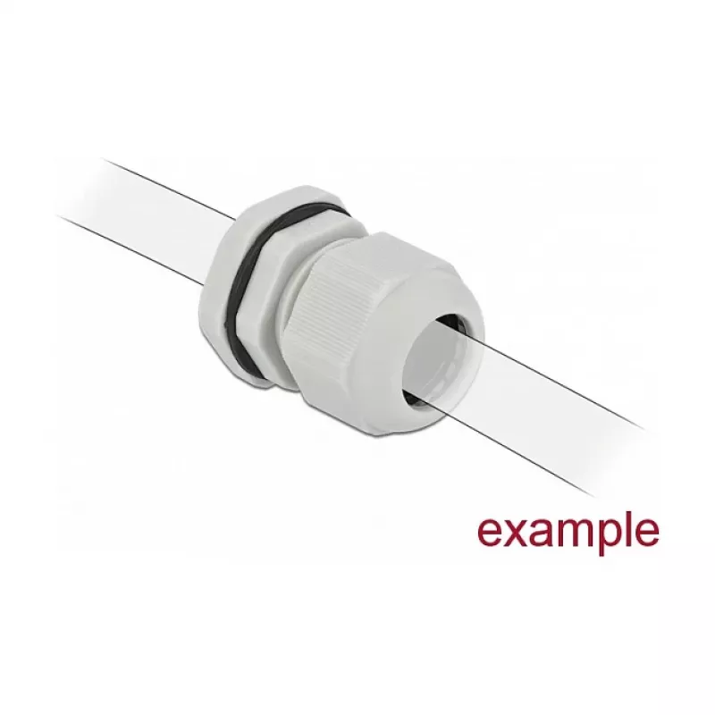Kabelio sandariklis DeLOCK 60227 pilkas plastikinis 10 vnt.