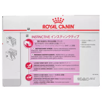 Šlapias kačių maistas Royal Canin Instinctive 12 x 85 g — paukštiena, suaugusioms, šlapimo takų sveikatos palaikymas