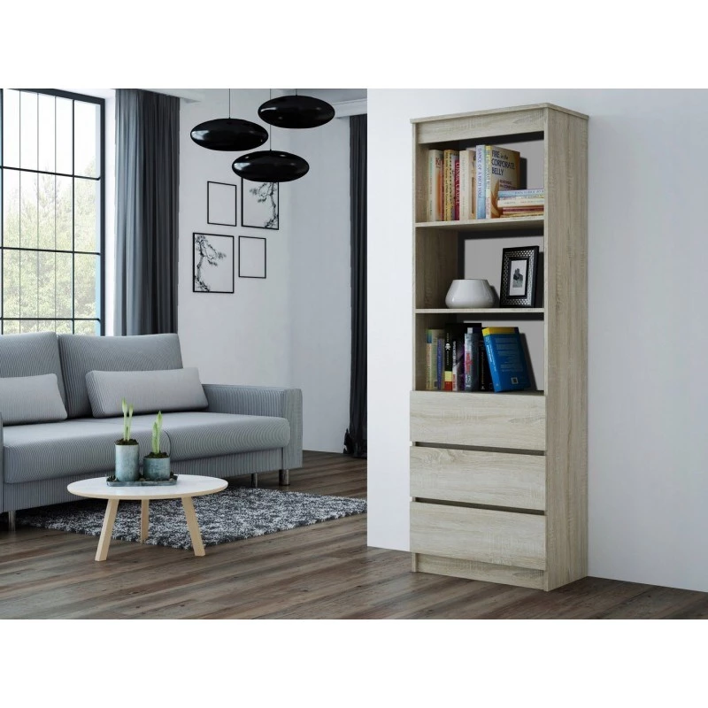 Topeshop RS-60 OLIMP SONOMA biuro knygų spinta