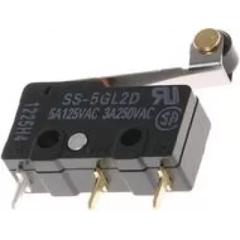 Omron SS-5GL2D mikrojungiklis 14 V/DC 5 A 1 x on/(on) 1 vnt. Maišelis