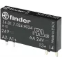 FIN 34.81 05-024 - Kištukinė relė 1 normaliai atviras kontaktas 2A 5VDC/24VDC (34.81.7.005.9024)