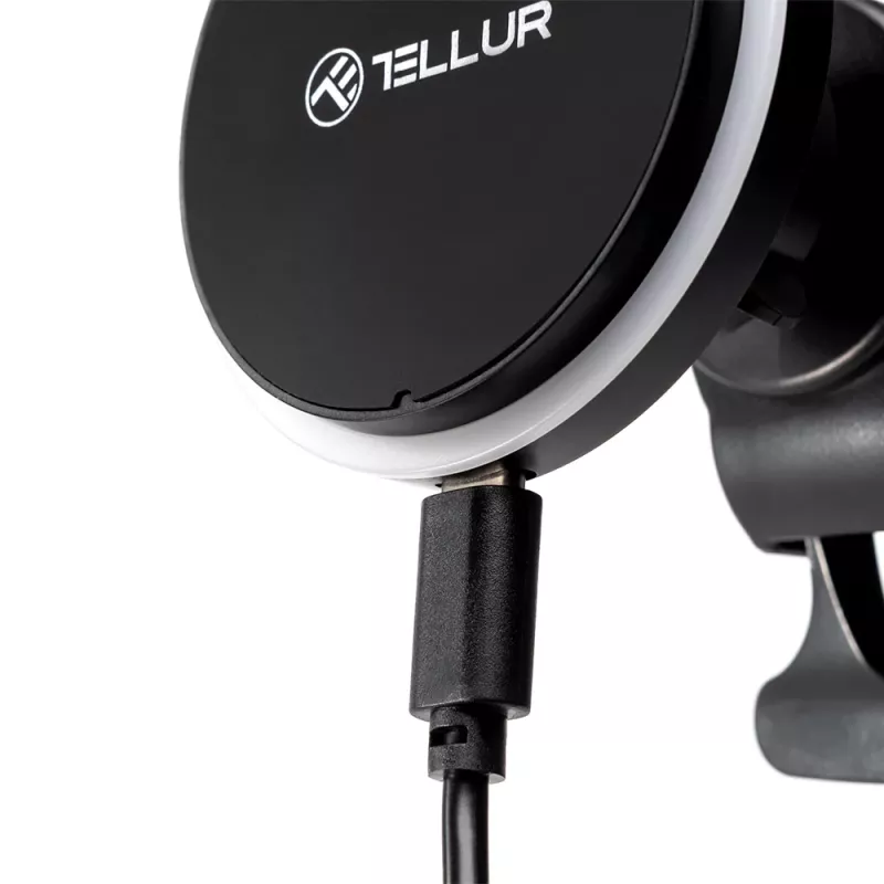 Belaidis automobilinis įkroviklis Tellur TLL151431, suderinamas su MagSafe, 15 W, juodas, išmaniesiems telefonams