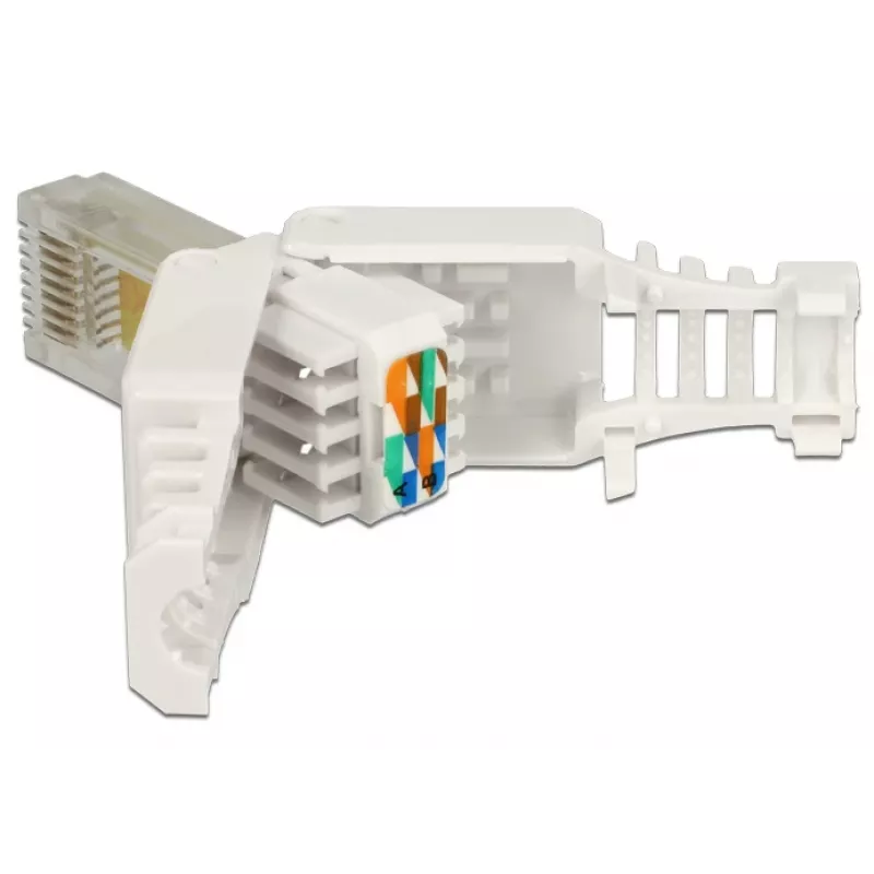 Laido jungtis DeLOCK 86415 RJ-45 Balta