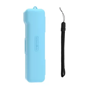 Apsauginis dėklas Sunnylife, skirtas Osmo Pocket 3 — mėlynas, su rankenėle, kietas korpusas, kompaktiškas pritaikymas