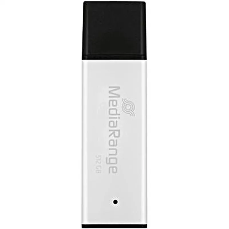 USB atmintukas MediaRange MR1904 512 GB USB Type-A 3.2 Gen 1 (3.1 Gen 1) juoda/sidabrinė