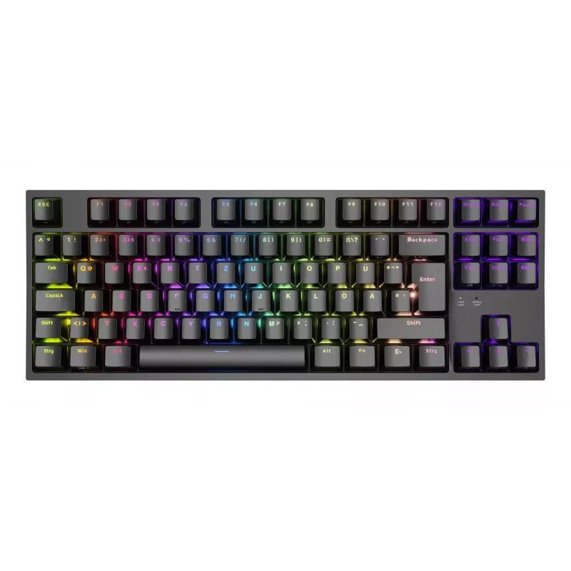 GENESIS Thor 404 TKL klaviatūra, skirta žaidimams, USB, QWERTZ, vokiška, juoda