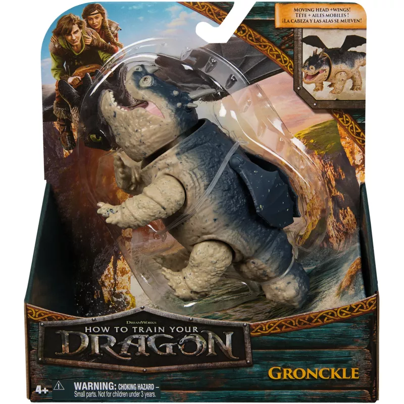 Žaislinė figūrėlė Spinmaster Dragons Movie Basic — Gronckle kolekcinė figūrėlė