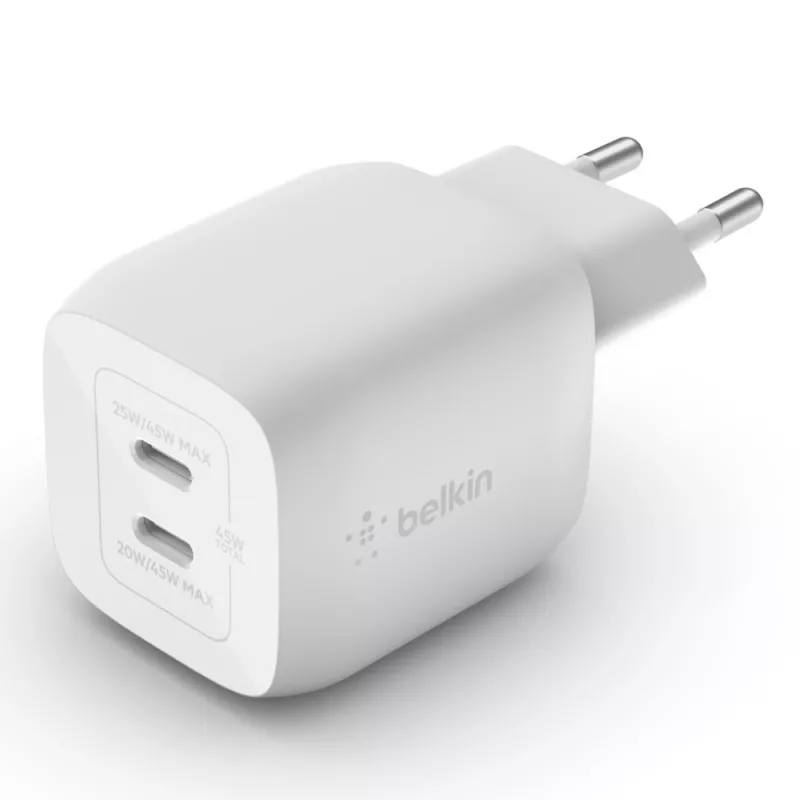Belkin WCH011vfWH Nešiojamas kompiuteris, išmanusis telefonas, planšetė Baltas AC greitasis įkrovimas patalpose