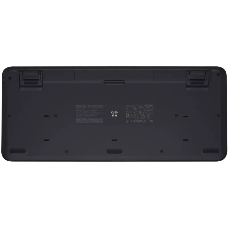 “Logitech Signature K650” - klaviatūra - belaidė - “Bluetooth 5.1” - QWERTY - ispanų - grafito (920-010917)