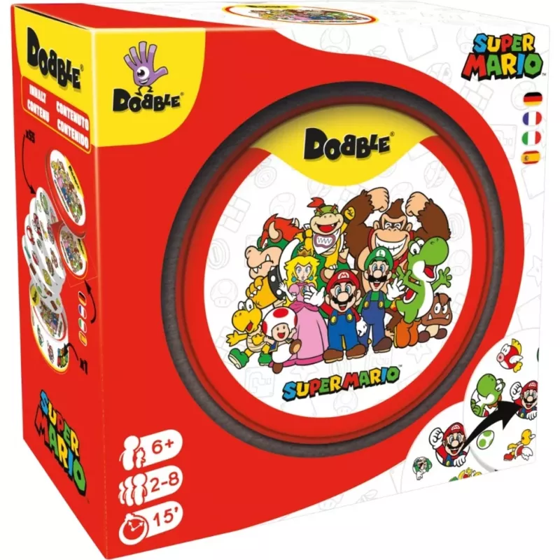 Dobble Super Mario, kortų žaidimas