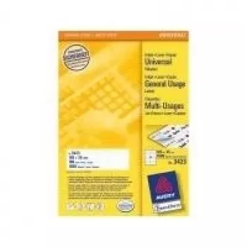 Lipnios etiketės Avery Universal 105x35mm 1600 vnt.