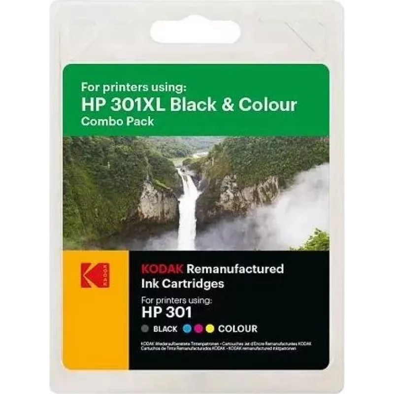 185H030117 KODAK HP 2510 rašalas (2) BK+CL CH563EE/CH564EE 550/330 psl. 15ml/18ml (185H030117)