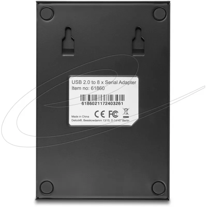 DeLock USB2.0 į 8 x nuoseklųjį adapterį - nuoseklusis adapteris - USB2.0 - RS-232 - 8 prievadai (61860)