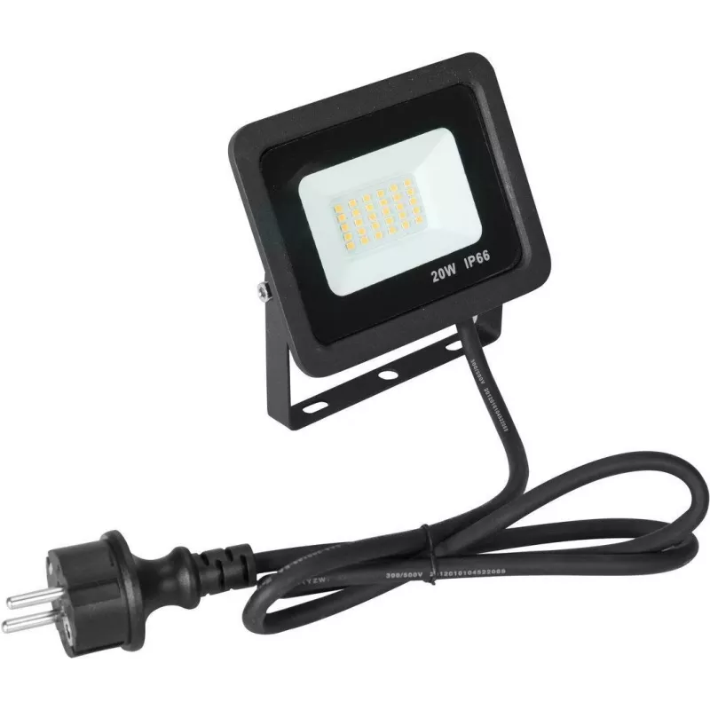 LED prožektorius EUROLITE FL-20 SMD WW 20W IP65, šiltai balta, 20W, IP65