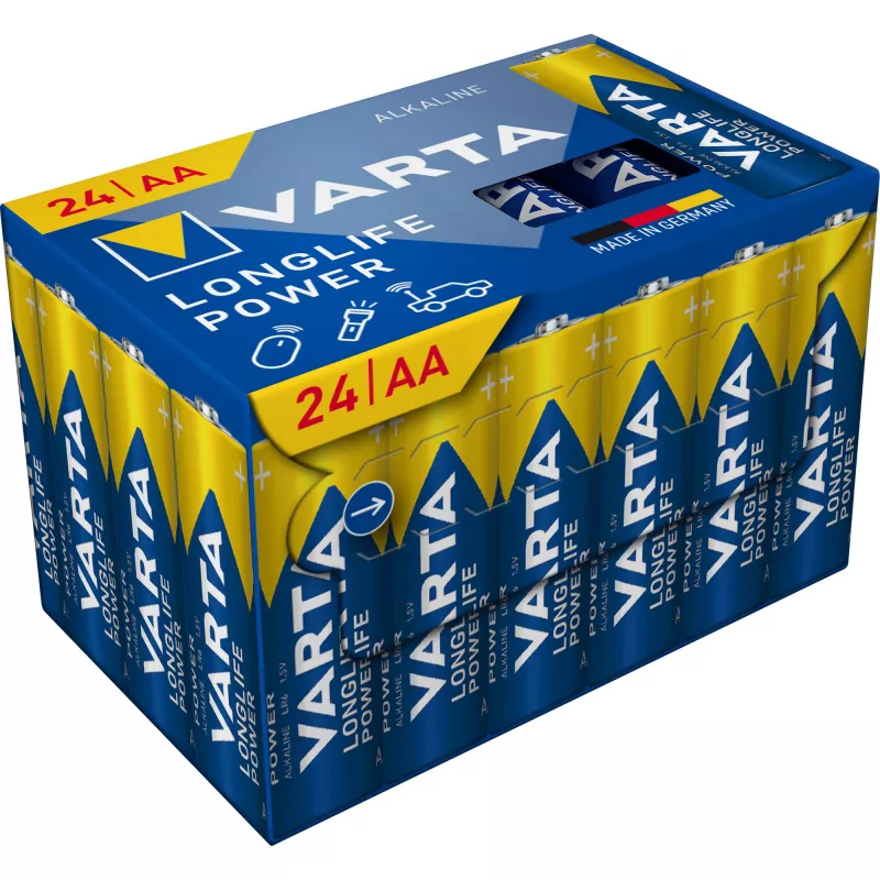 VARTA R6 šarminės baterijos (AA) Longlife power2