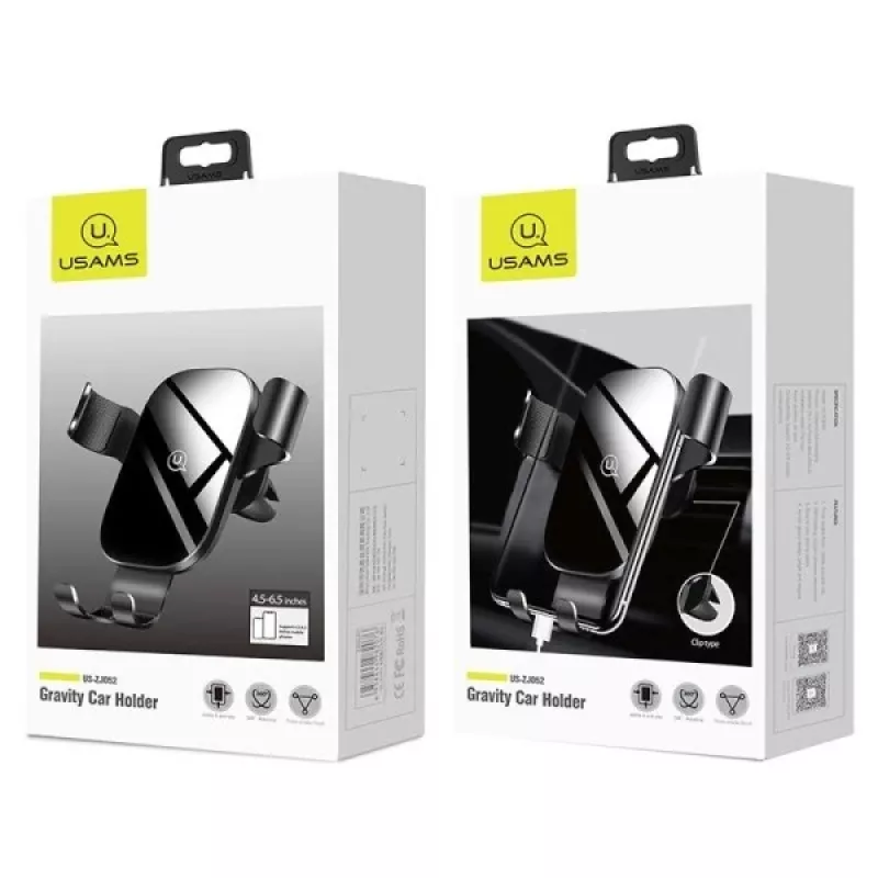 USAMS Gravity Air Vent Car Mount Black US-ZJ052