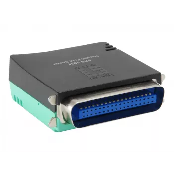 LevelOne Lygiagretaus spausdinimo serveris, juoda, žalia, Veikla, Ryšys, Maitinimas, Būsena, Taivanas, Ethernet LAN, IEEE 802.3, IEEE 802.3u, 10,100 Mbit/s