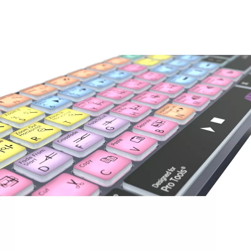 Klaviatūra LogicKeyboard LKB-PT-TM — Full-size (100%) Bluetooth QWERTZ Vokiečių, Titano Pilka