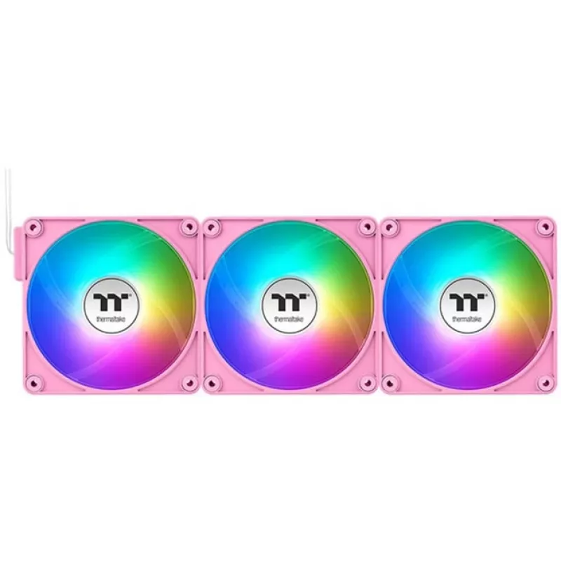 Ventiliatorius THERMALTAKE CT140 EX Reverse ARGB Sync 140 mm, 500–1800 RPM, rožinis, 3 vnt.