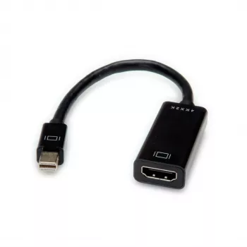“Value 12.99.3143” vaizdo kabelis-adapteris Mini DisplayPort HDMI Type A (standartinis) juodas (12.99.3143)