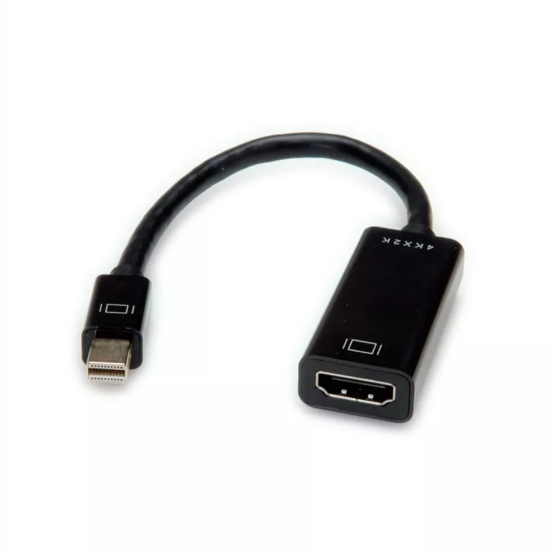 “Value 12.99.3143” vaizdo kabelis-adapteris Mini DisplayPort HDMI Type A (standartinis) juodas (12.99.3143)