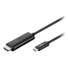 Goobay USB 3.1 Type-C™ prie High Speed HDMI™ adapterio laidas, 1,8 m - USB-C™ kištukas > HDMI™ standartinis kištukas (A tipas) (77528)