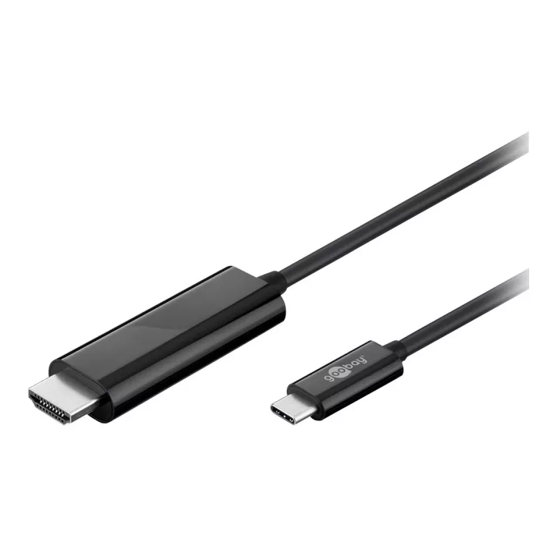 Goobay USB 3.1 Type-C™ prie High Speed HDMI™ adapterio laidas, 1,8 m - USB-C™ kištukas > HDMI™ standartinis kištukas (A tipas) (77528)