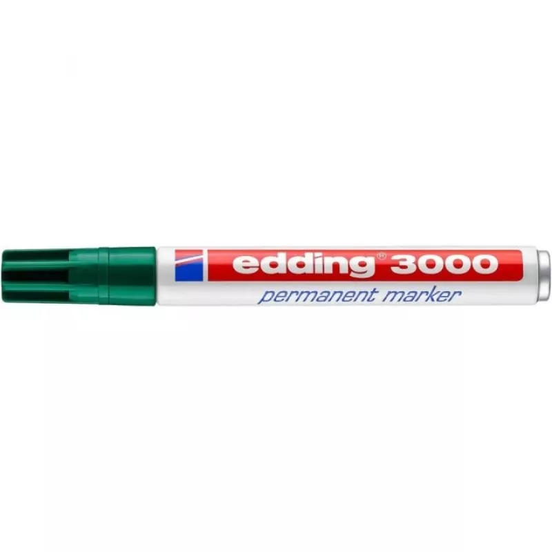 Nuolatinis žymeklis Edding 3000 žalias 10 vnt.