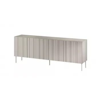 Komoda Cama Meble ISLA 2000x400x750 mm, kašmyro matinė, drožlių plokštės korpusas