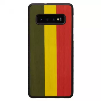 Man and Wood dėklas išmaniajam Samsung Galaxy S10 Plus – reggae Juoda apsauginis gaubtelis