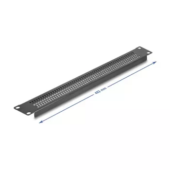 Aklinasis skydelis DeLOCK 67035 Juodas Metalas 44mm x 482mm x 11mm