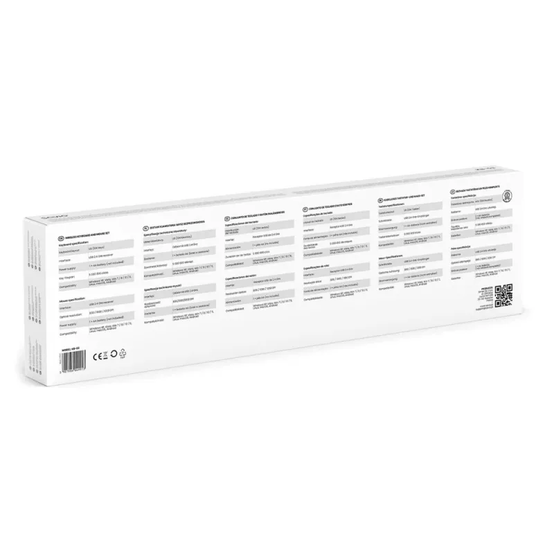 Savio KB-03 klaviatūra su pele, skirta namams/biurui, USB, QWERTY, JAV anglų, juoda