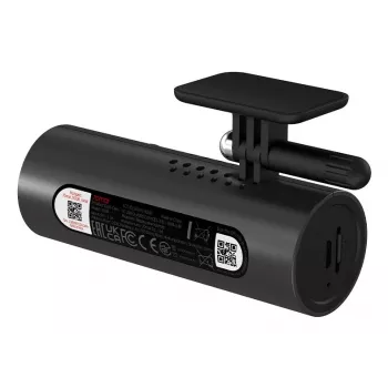 Dashcam 70mai M200 automobilinė kamera, 1080p Full HD 1920×1080, H.265, 60 fps, 300 mAh baterija, Wi‑Fi, microSD iki 128 GB, diafragma f/1.8, juoda