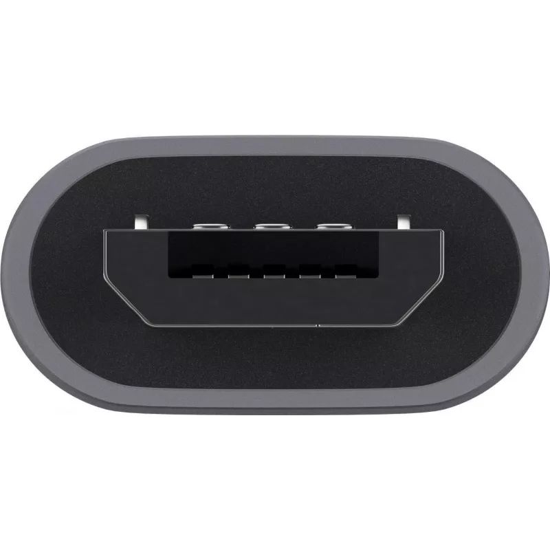 “Goobay” USB 2.0 Hi-Speed adapteris, pilkas, pilkas - USB-C™ lizdas > USB 2.0 Micro kištukas (B tipas) (55553)