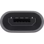 “Goobay” USB 2.0 Hi-Speed adapteris, pilkas, pilkas - USB-C™ lizdas > USB 2.0 Micro kištukas (B tipas) (55553)